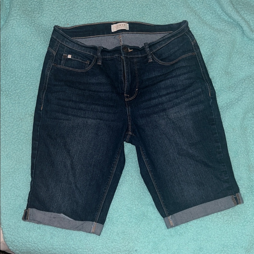 Curve Appeal Denim Shorts